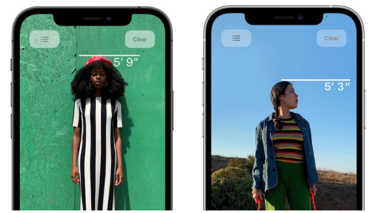 高平苹果服务网点分享通过iPhone激光雷达测量身高方法教程 